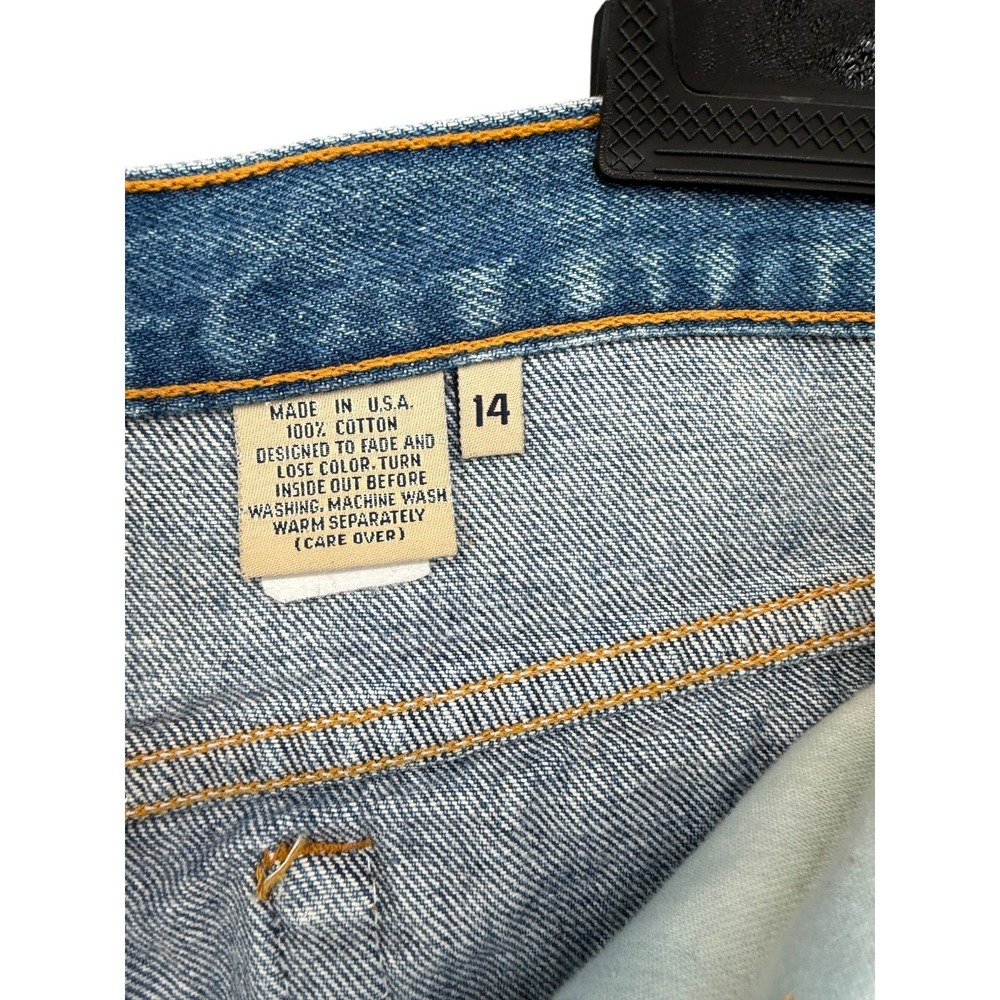 Calvin Klein Jeans Women 30 Blue Excellent High Rise Straight Leg Denim Vintage - Picture 10 of 12